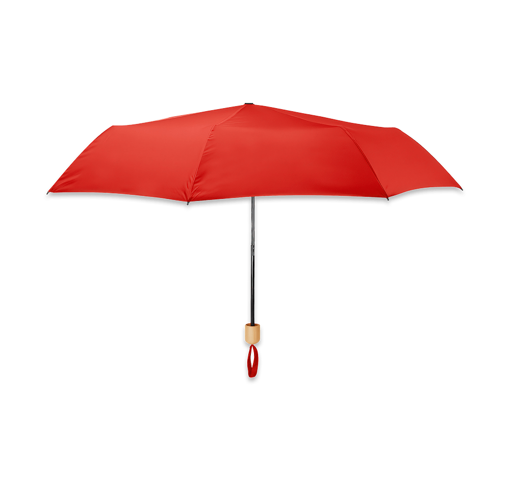 41" Arc Recycled Umbrella with Bamboo Handle-default