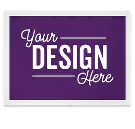 Full Color 24" x 18" Sign - Color: Team Purple