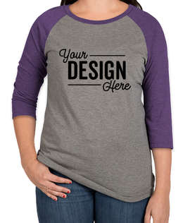 District Women's Tri-Blend Raglan T-shirt