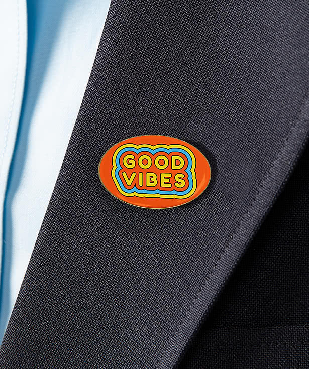 Oval Lapel Pin