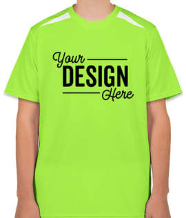 High Five Contrast Performance Jersey - Color: Lime / White
