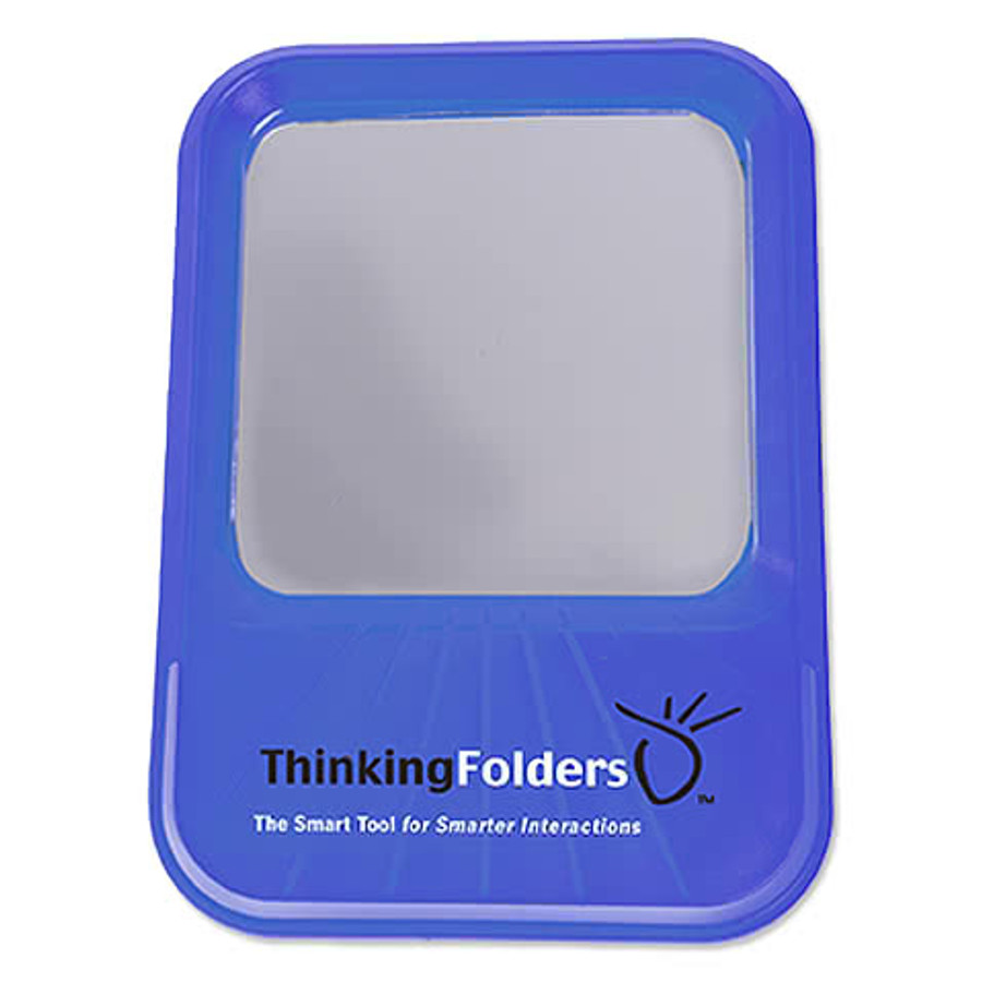 Magnetic Locker Mirror in White