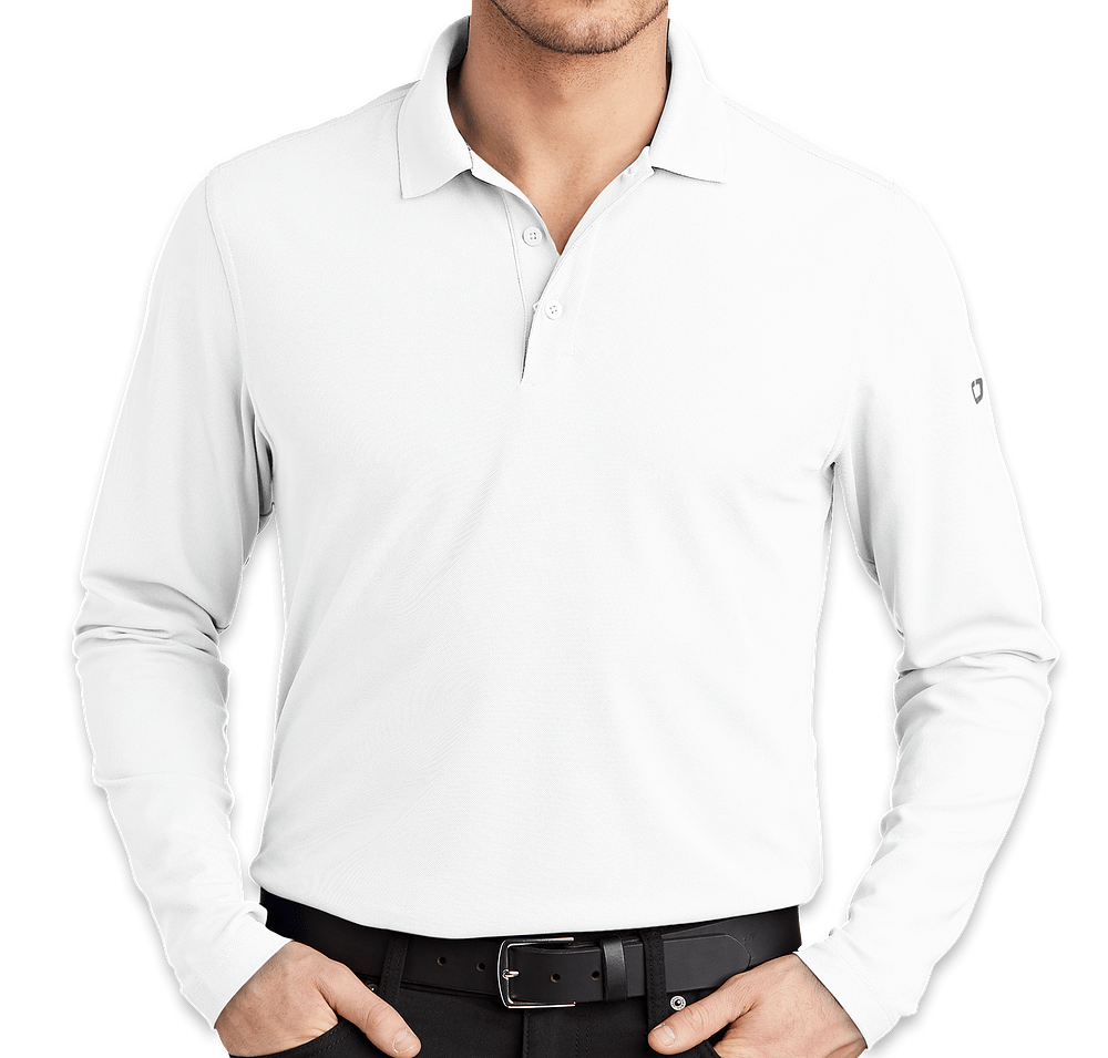 OGIO Caliber 2.0 Long Sleeve Performance Pique Polo - Printed-default