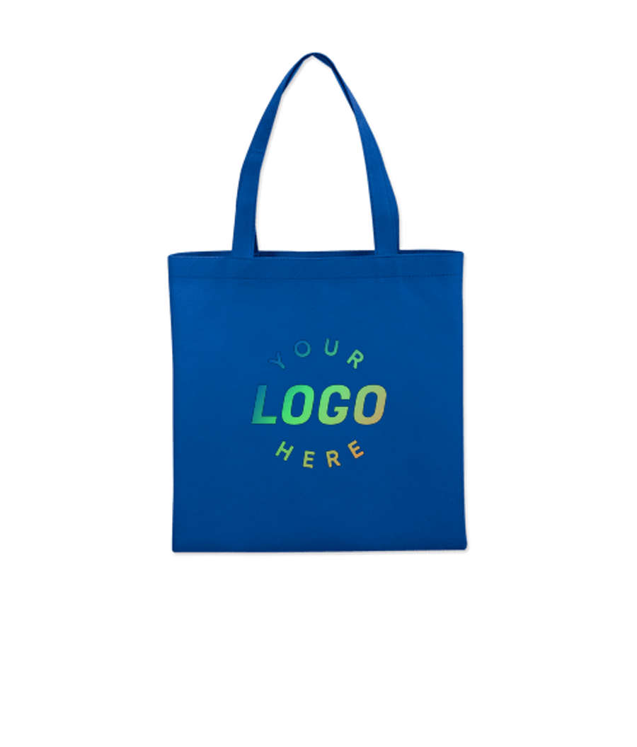 Zeus Non-Woven Convention Tote Bag in Royal Blue