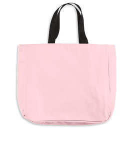 Port Authority Durable Side Pocket Poly Canvas Tote Bag - Color: Pink