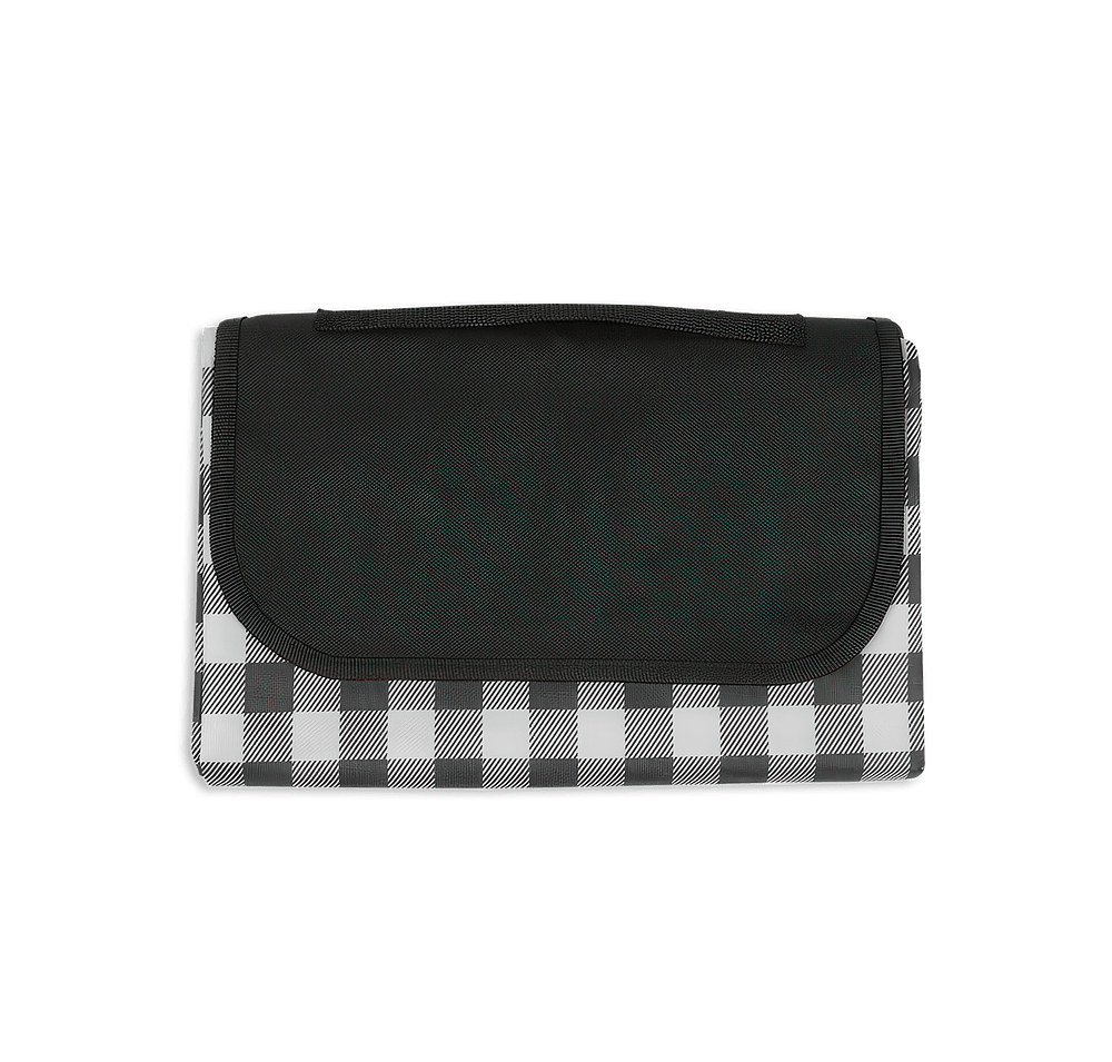 Gingham Roll-Up Picnic Blanket-default