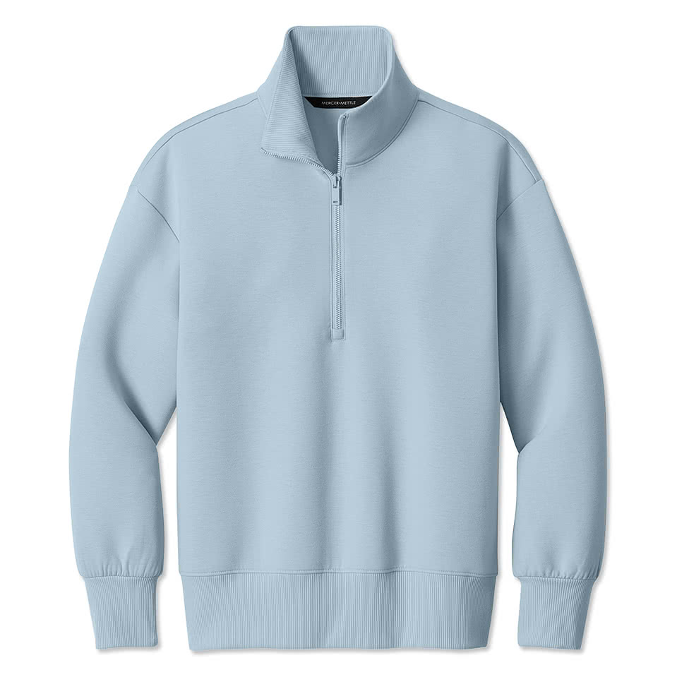 Mercer + Mettle Women's Soft Spacer UPF 50+ Quarter Zip Sweatshirt