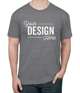 American Apparel Tri-Blend Crewneck Track T-shirt