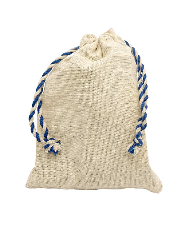 First Aid Kit with Handy Canvas Drawstring Pouch