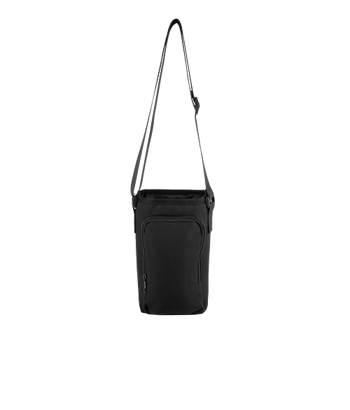 Endurance Magnetic Drawstring Bottle Bag in BLACK