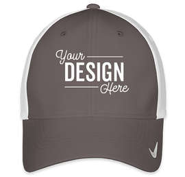 Nike Swoosh Legacy Performance Hat - Color: Dark Grey / White