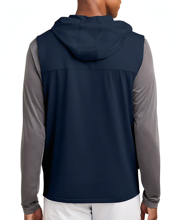 Sport-Tek Sport-Wick Stretch Sleeveless Hooded Quarter Zip Sweatshirt