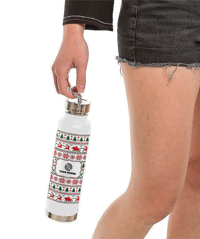 Ugly Sweater 22 oz. Thor Copper Vacuum Insulated Water Bottle