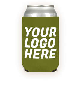 Foldable Neoprene Can Cooler - Color: Canteen