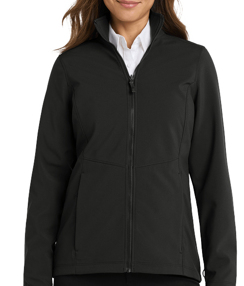 Port Authority Women's Collective Stretch Soft Shell Jacket in Deep Black