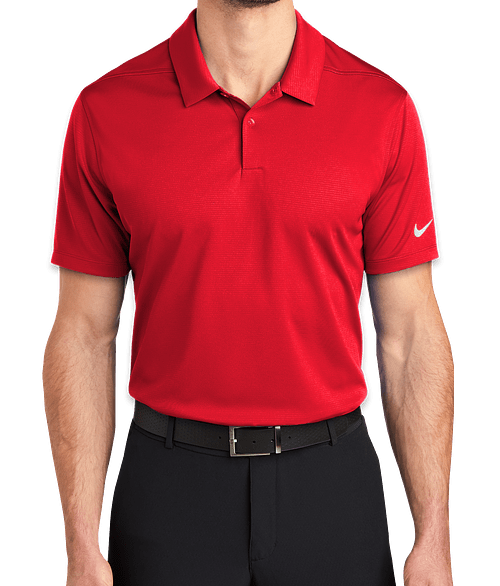 Nike Dry Essential Polo - Printed in University Red