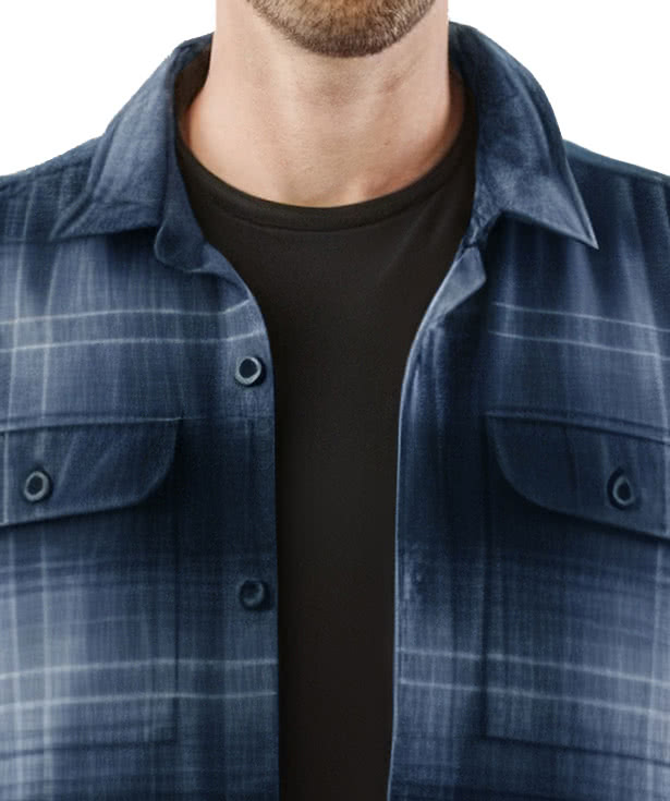 Stormtech Highland Recycled Plaid Shirt Jacket