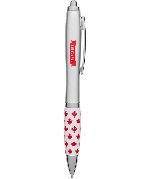 Maple Leaf Recycled Ballpoint Pen (black ink)