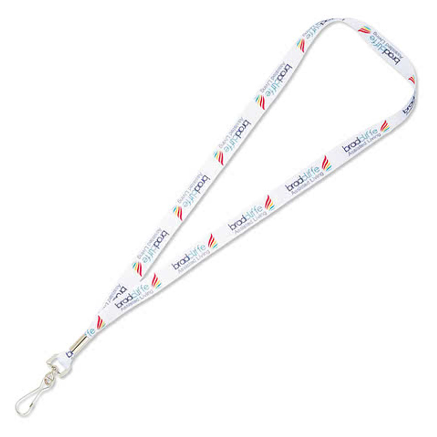 Full Color Premium Lanyard with Swivel Snap Hook in Kelly Green