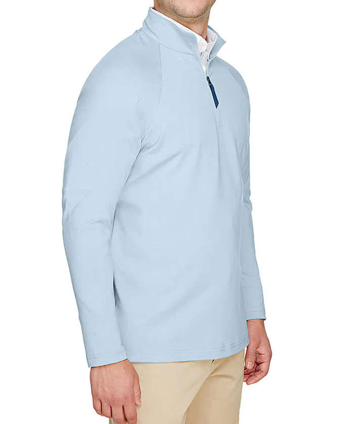 Devon & Jones CrownLux Performance Quarter Zip Sweatshirt