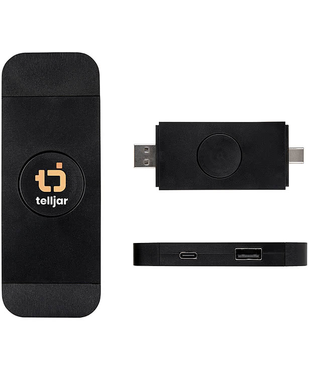 Recycled Spinner Dual Input USB Hub