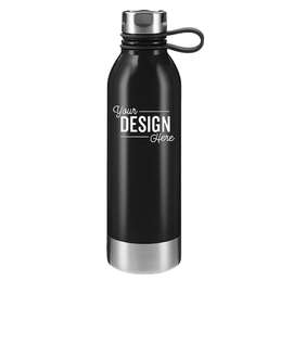 25 oz. Perth Stainless Steel Water Bottle - Color: Black
