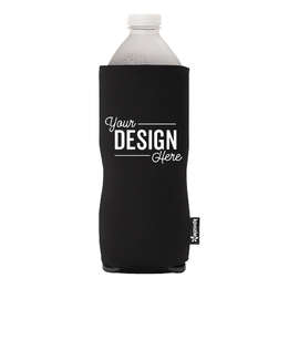Foldable Large Bottle KOOZIE ® - Color: Black