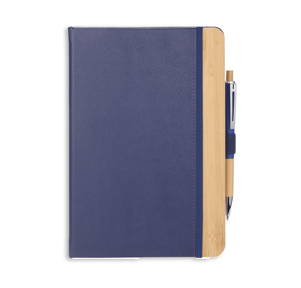 Kia FSC Recycled Bamboo Hard Cover Notebook-default