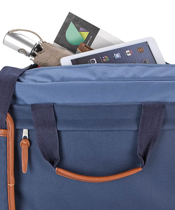Full Color Kapston Jaxon 17" Computer Briefcase