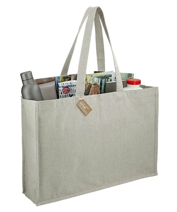 Repose Large Recycled Cotton Shoulder Tote Bag