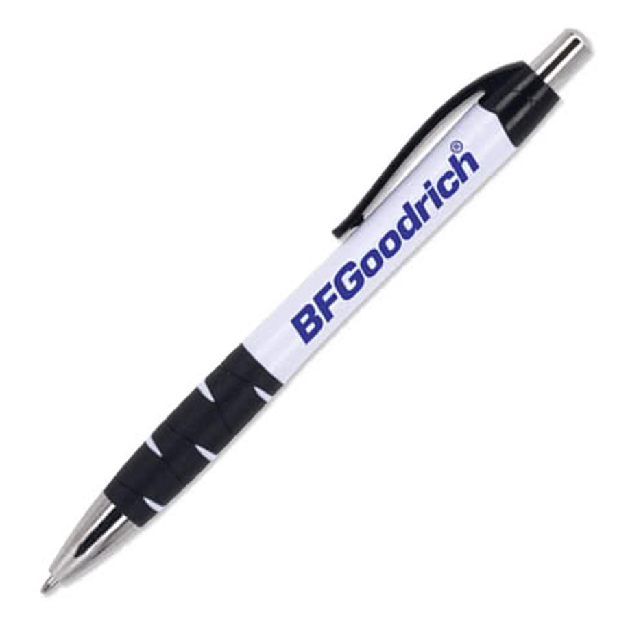 Recoil Recycled Ballpoint Pen (black ink) in White