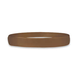 Debossed Single Color Silicone Bracelet - Color: Metallic Gold