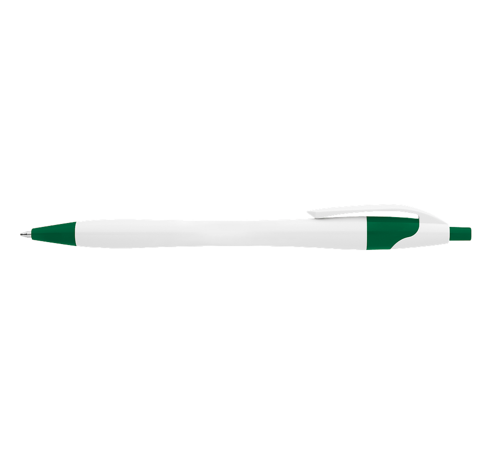 Dart White Body Retractable Pen (blue ink)-default