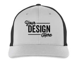 Pacific Headwear Perforated Flexfit Performance Hat - Color: Silver / Black / Silver