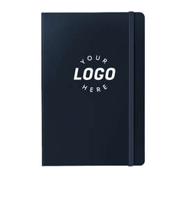 JournalBooks ® Debossed Ambassador Hard Cover Notebook - Color: Navy