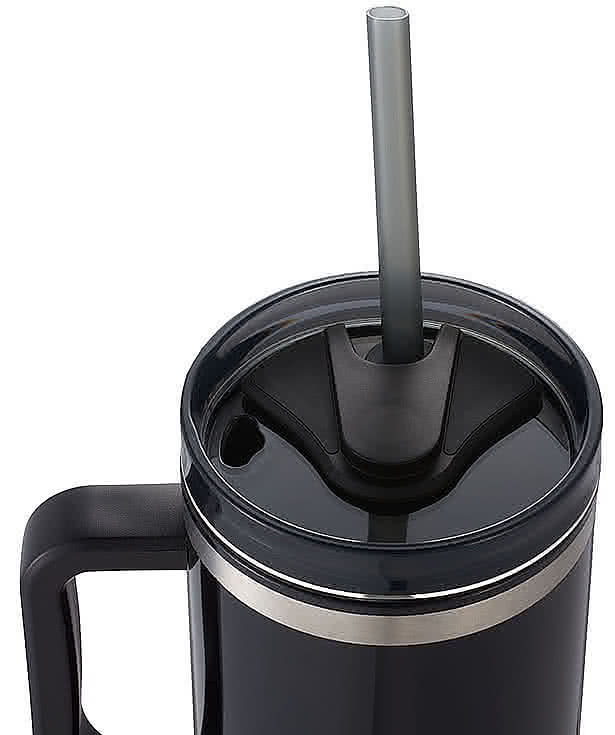Laser Engraved 40 oz. Thor Stainless Steel Eco Tumbler with Straw