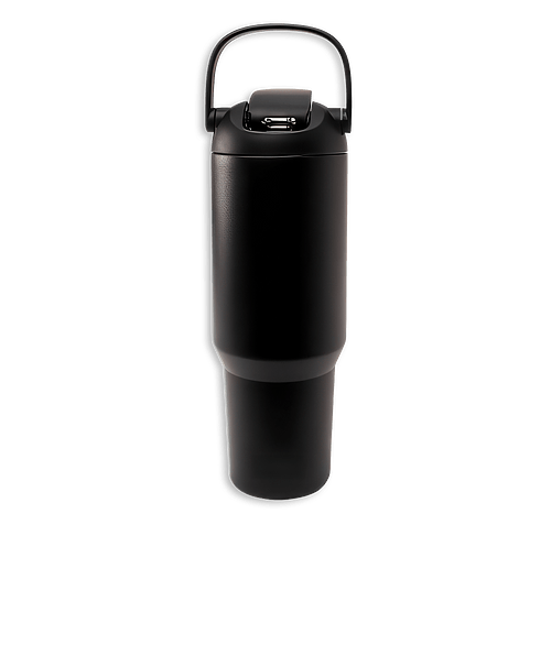 Asobu Laser Engraved 40 oz. Glacier Stainless Steel Insulated Tumbler in Black