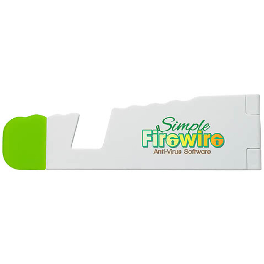 V-Fold Tablet and Phone Stand in White with Black