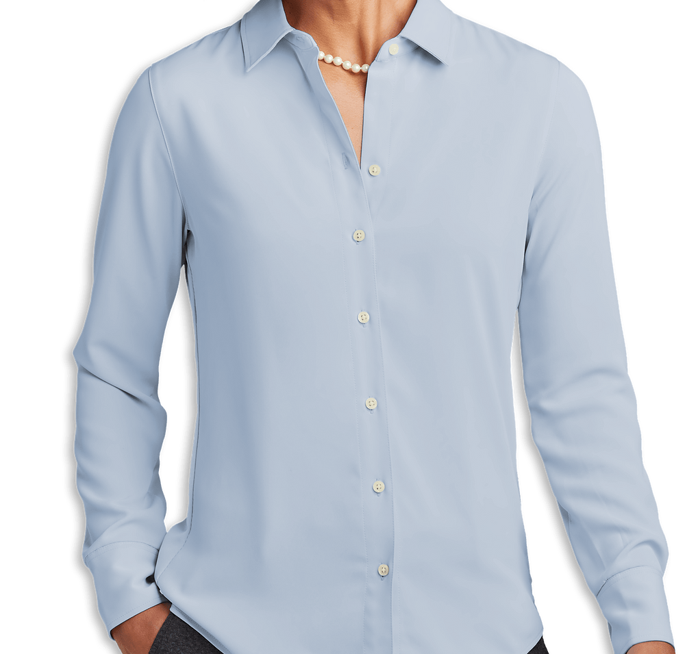 Brooks Brothers Women’s Full-Button Satin Blouse-default