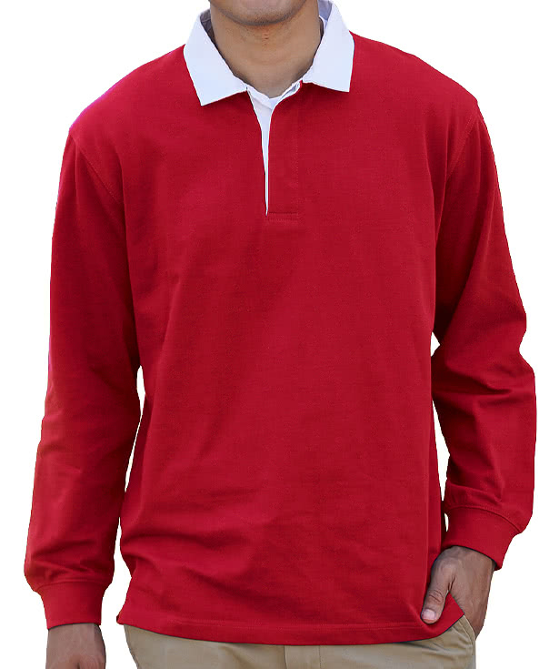Vantage 100% Cotton Jersey Rugby Polo