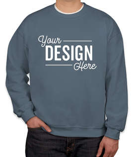 Canada - Gildan Midweight 50/50 Crewneck Sweatshirt - Color: Indigo Blue