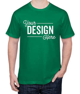 American Apparel USA-Made Jersey T-shirt - Color: Kelly Green