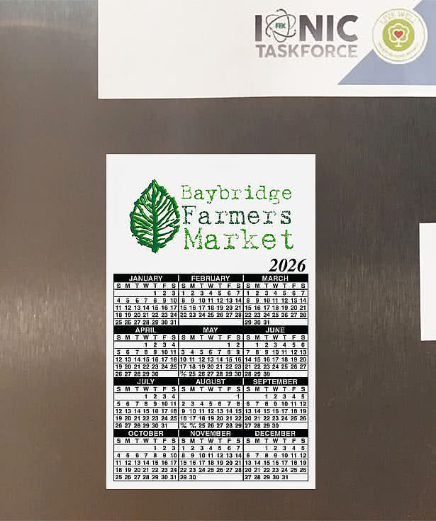 Full Color Calendar Magnet - .019"