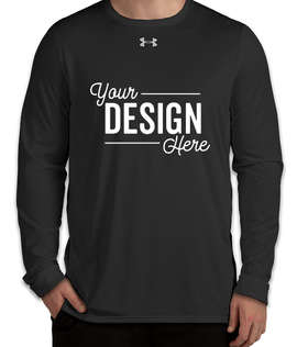 Under Armour Long Sleeve Locker Performance Shirt 2.0 - Color: Black