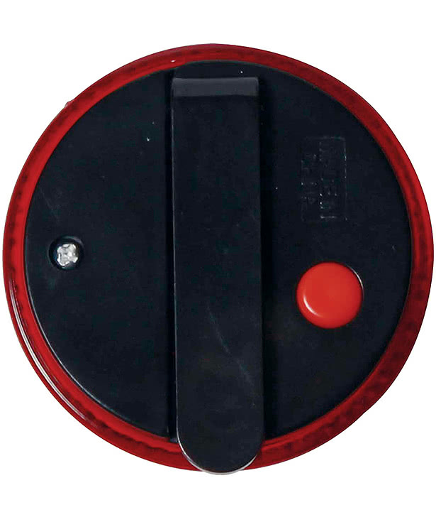 Round Flashing Clip On Safety Light