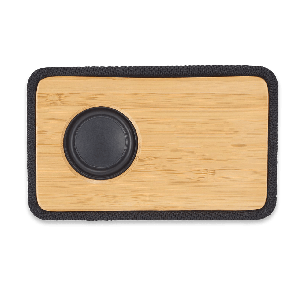 Laser Engraved Boundary Natural Bamboo Portable Bluetooth Speaker-default