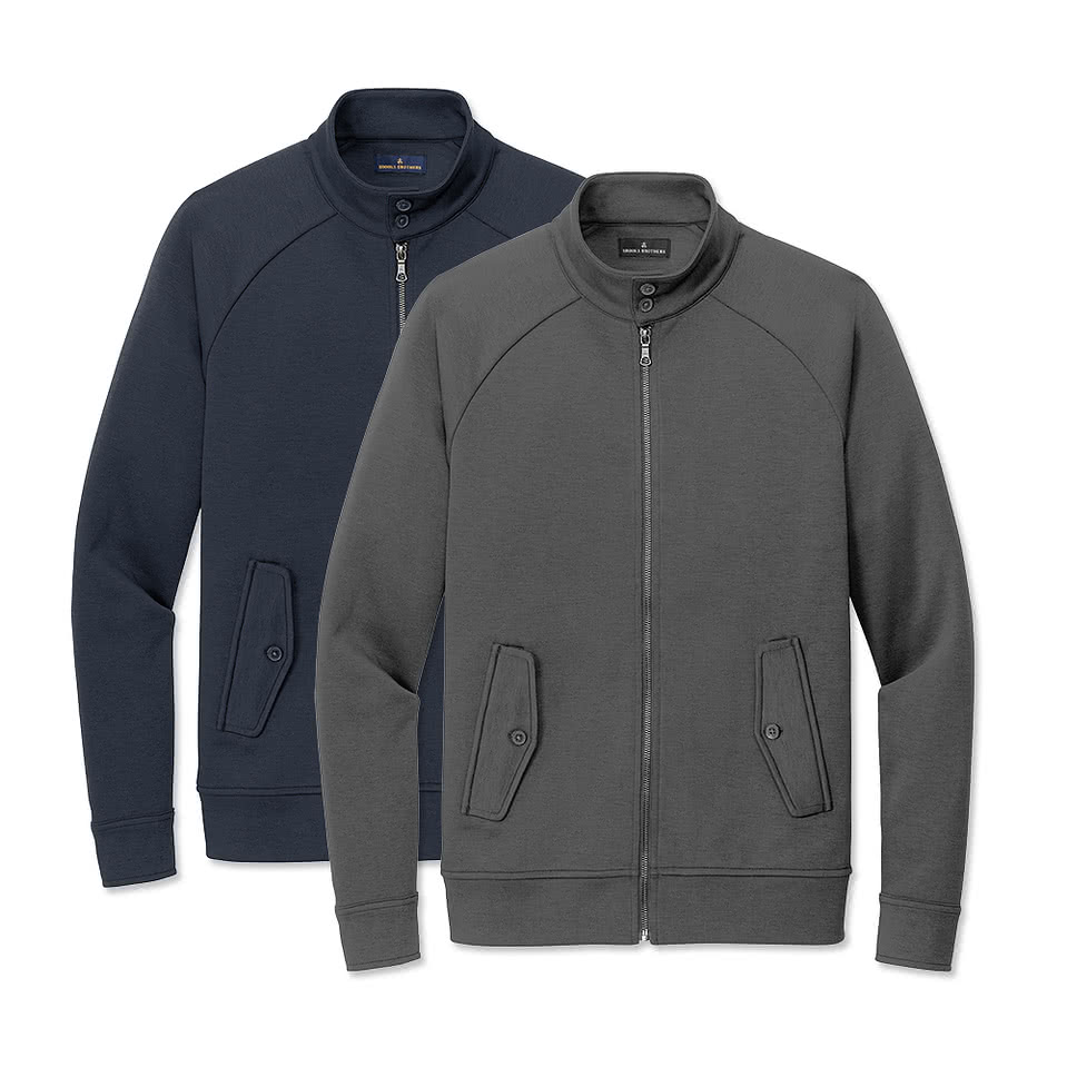 春のコレクション Custom Brooks Brothers Double-Knit Full Zip Sweatshirt パンツ