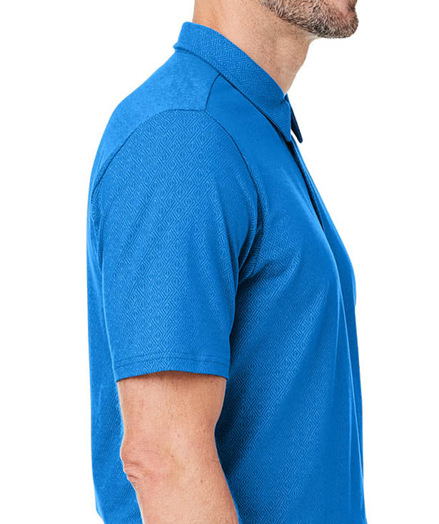 Devon & Jones Crownlux Geo Performance Polo - Printed