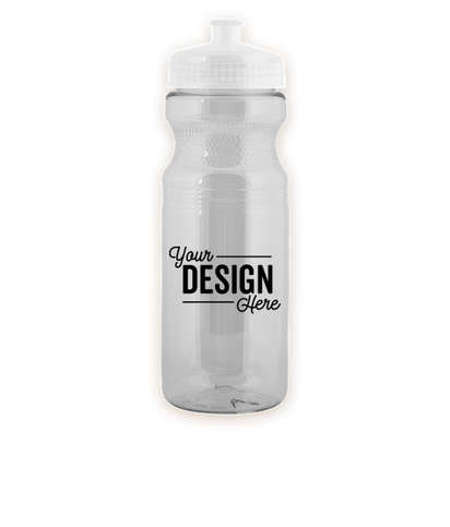 24 oz. Translucent Bike Water Bottle - Transparent Clear