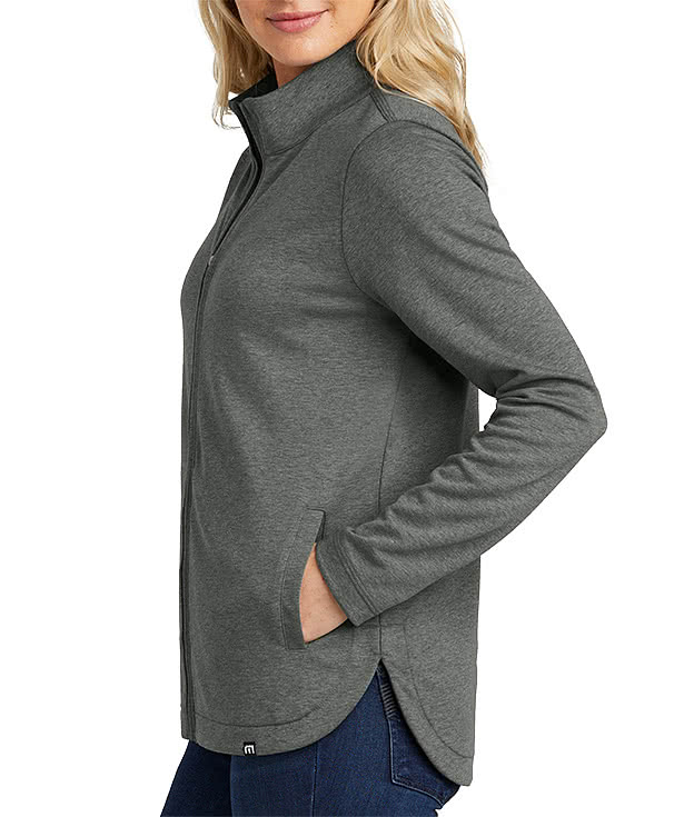 TravisMathew Women's Coveside Lightweight Full Zip Sweatshirt